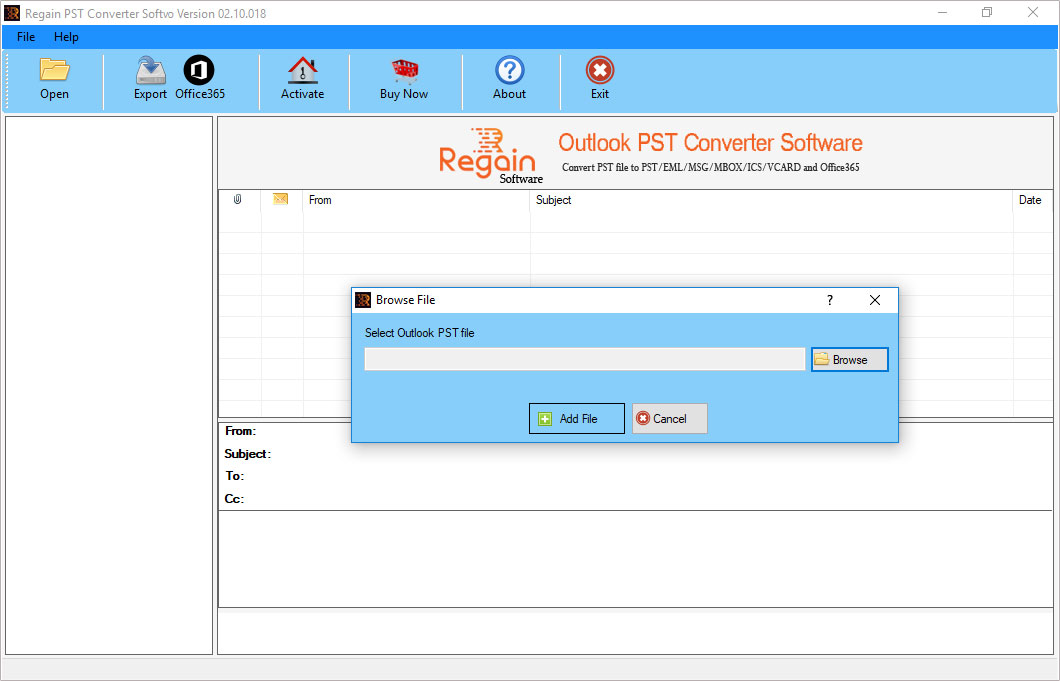 PST Converter tool